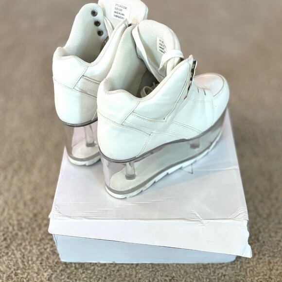 YRU White Qozmo Qloud Platform Sneakers - Picture 2 of 2